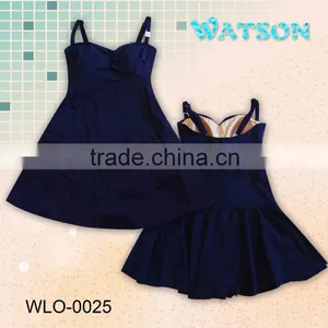 One Piece Women Swimming Dress Swimsuit Plus Size thumbnail-1