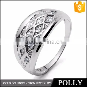 Polly Latest Wedding Ring Designs, 18k Gold New Model Wedding Ring thumbnail-4