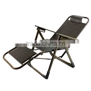 New Style Comfortable Portable Cheap Folding Wholesale Deck Chairs Rattan thumbnail-2