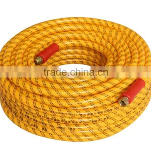 8.5mm Color Thread Yellow Braided PVC High Quality High Pressure Korea Spray Hose thumbnail-2