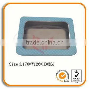 Tin Box With Transparent Window thumbnail-1