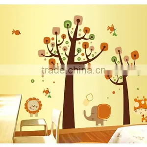 Removable Wall Stickers Animal Tree Large Sticker Home Decor thumbnail-4