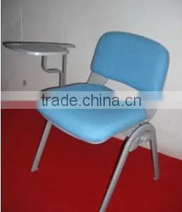 New Design Fabric Student Chair With Writing Tablet Student Writing Chair Modern School Chair BY-127C thumbnail-1