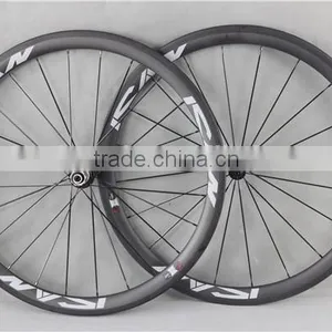 Wide Carbon Fiber Wheelset 40mm Carbon Clincher Wheelset W40C thumbnail-1