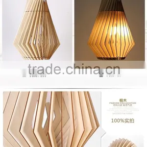 LED Pendant Light JK-8005B-10 Led Light Wooden Veneer Pendant Lamp Hanging Lamp thumbnail-5
