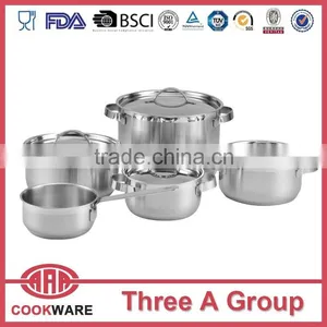 High Quality 9pcs Stainless Steel Cookware With Induction Bottom thumbnail-1