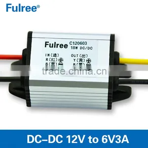 DC-DC Step Down Converter 12v9-22v to 6v3a, Car Power Supply Module thumbnail-1