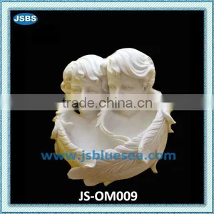Hand Carved Marble Brotherhood Statue thumbnail-1