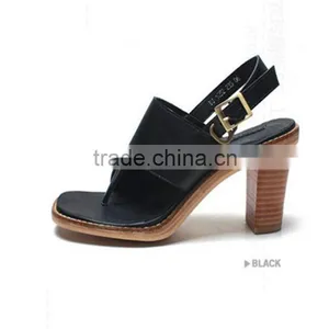 Gold Sexy Korean Women Thick Heel Sandals More Than $1 Dollar Shoes Most Popular thumbnail-5