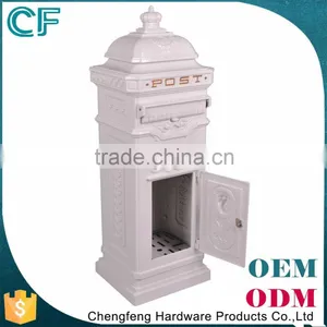 The Most Popular Style In Europe New Style Cast Aluminiun White Letterboxes For Sale From China thumbnail-1