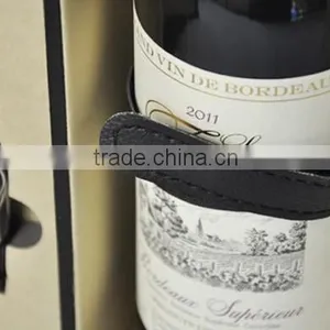 2015 Handmade High Quality Leather Wine Box,liquor Bottle Gift Box thumbnail-5