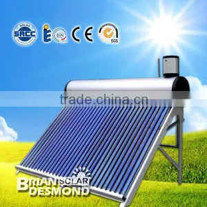 No Pressure Solar Hot Water Heater Evacuated Tube thumbnail-1