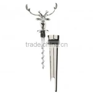 Three in One Stag Wine Stopper Bar Accessories Hunting Gift thumbnail-1