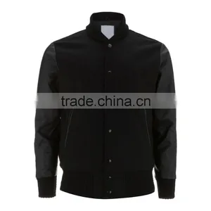 Letterman Varsity Jacket,custom Letterman Bomber Varsity Jacket,customized Leather Sleeve Varsity Jacket thumbnail-6