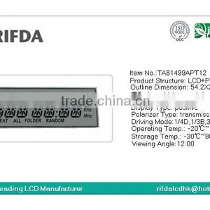 Gray Background Monochrome Lcd Display Screens for Car thumbnail-2
