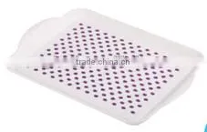 High Quality Rectangle Anti Skid Kitchen Accessories Plastic Cutlery Tray thumbnail-4