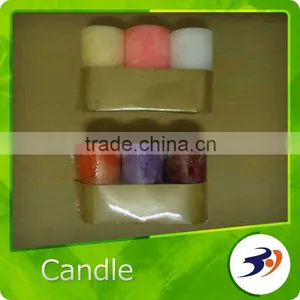 Candle White Scented Smokeless Pillar Candle thumbnail-1