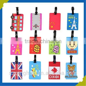 High Quality Luggage Tag Travel Rubber Luggage Tag Rubber Tag for Luggage/case/backpacks thumbnail-5