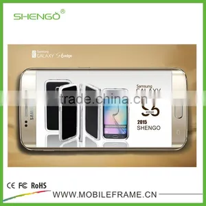 Whosesale Diamond Metal Bumper Case for Samsung Galaxy S6 Edge thumbnail-1