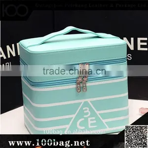 China Make Up Case Cosmetic Case Travel Cosmetic Organizer Makeup Artist Train Case thumbnail-1