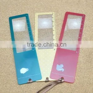 2016 Fashional OEM Customized Plastic Magnifying Glass Book Mark/magnifying Glass for Promotional Gift thumbnail-1