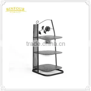 3 Layers Room Corner Metal Shoes Rack for Home Deco thumbnail-4