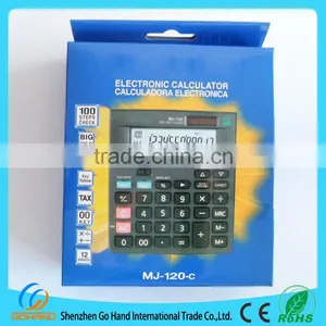Desktop 100 Steps TAX Calculator 12-Digits Electronic Calculator thumbnail-2