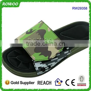Wholesale Spa Pu Slippers Men Indoor Eva Sandal Memory Foam Home Slippers thumbnail-2
