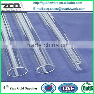 80mm Diameter 5mm Thickness Quartz Tube Quartz Tube Flange Quartz Tube thumbnail-2
