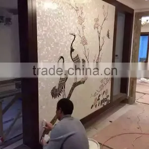 2016 Unique Pattern Mother of Pearl Carving Decorative Material thumbnail-5