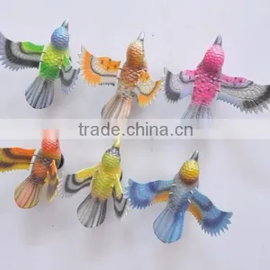 Pearl Powder 4 Inch Plastic Art Bird Fridge Magnet, Bird Decoration, Wedding Door Gift thumbnail-1