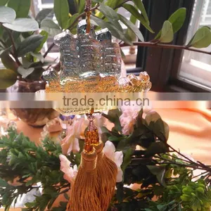 Nice Ship Shape Car Crystal Hanging Pendant thumbnail-1