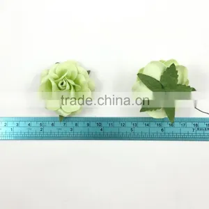 Soft Green ,Large Handmade Mulberry Paper Flower, Wedding Party, Scrap-booking Crafts thumbnail-3
