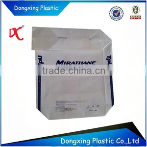 High Quality Transparent PE Plastic Bag/valve Bag With Square Bottom thumbnail-1