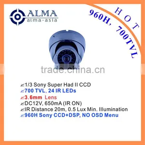 1/3 SONY EFFIO-E 700TVL IR Dome Camera thumbnail-1