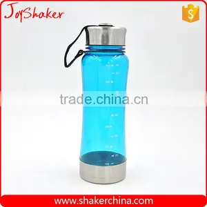 Blue Color BPA Free 650ML Plastic Water Bottle With Metal Lid thumbnail-1
