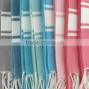 New Arrive Woven Design 90*180cm 100%Cotton Tunisian Fouta Towels thumbnail-1