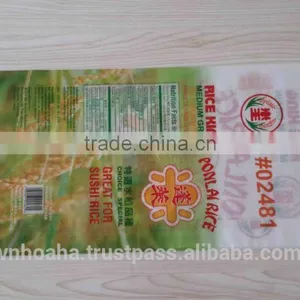 High Quality 25kg pp Woven Rice Bag in Vietnam, Vietnam Bopp Laminated Woven Rice Bag thumbnail-2