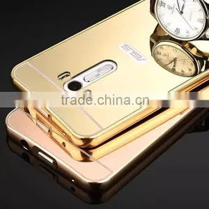 Hot Sale For Asus Zenfone 5 ZE551ML ZE500KL ZE550KL ZD551KL Aluminum Alloy Frame Mirror Acrylic Plastic Back Cover Case thumbnail-1