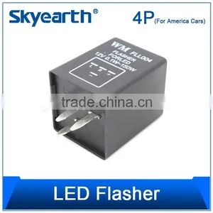 Auto Thermal Flasher Electronics Flasher 12V 24V 150W WM FLT552 4P thumbnail-4