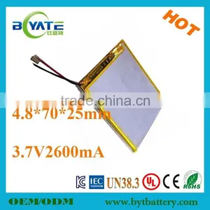 Wholesale Price 303030 3.7V180mAh Desk Lamp Battery With PCB Protection thumbnail-4