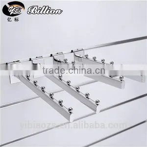 Display Wire Hanging Hook Slatwall Metal Euro Hooks thumbnail-3