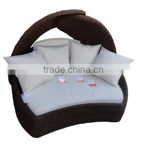 Rattan Outdoor Garden Daybed thumbnail-1