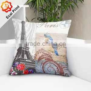 2016 Fashion Colors Faleless Digital Printing Cushion With Illustration thumbnail-3