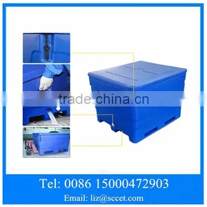 1000L Cold Storage Fish Container, Fish Cooler for Fish Storage by Rotomolded LLDPE Material thumbnail-4