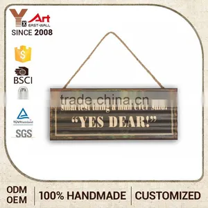 YES DEAR SAID HOME DECORATIVE METAL WALL ART thumbnail-1