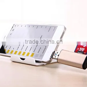 USB-C USB-A Micro USB 3 in 1 TF SD OTG Card Reader thumbnail-2