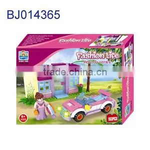 Education Plastic Diy Toy Funny Kids 3D Yellow School Bus Model thumbnail-5