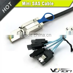 Best Price 1m Mini SAS SFF8088 26pin to 4xSATA 7pin Cable thumbnail-2