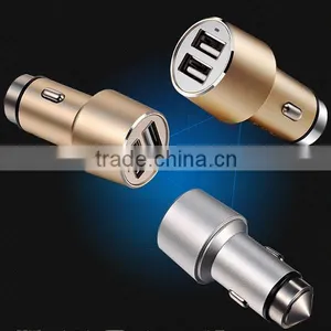 2016 Universal New Design High Speed Mobile Phone Charger USB Car Charger With LED Light thumbnail-1